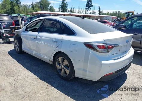 2017 Hyundai Sonata Hybrid Limited from USA, damaged, VIN KMHE34L3XHA067314